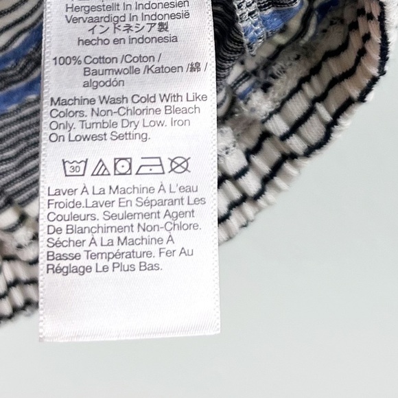 NWT Madewell Jacquard Keyhole Crop Top in Stripe - Picture 8 of 8